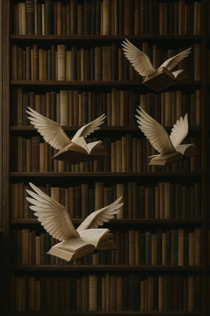 Летящие книги